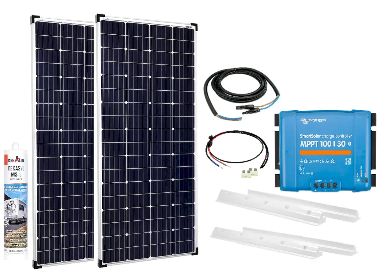 400Wp PV Solaranlage Camping Komplettsystem 2x200