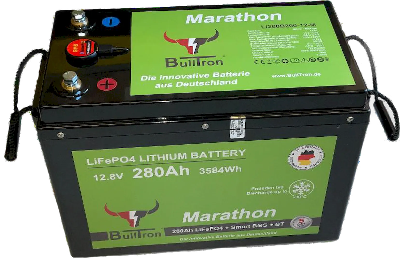 Bulltron 280Ah Marathon LiFePO4 Polar 12V Lithium Batterie BMS Bluetooth Bulltron 280Ah Marathon LiFePO4 Polar 12V Lithium Batterie BMS Bluetooth