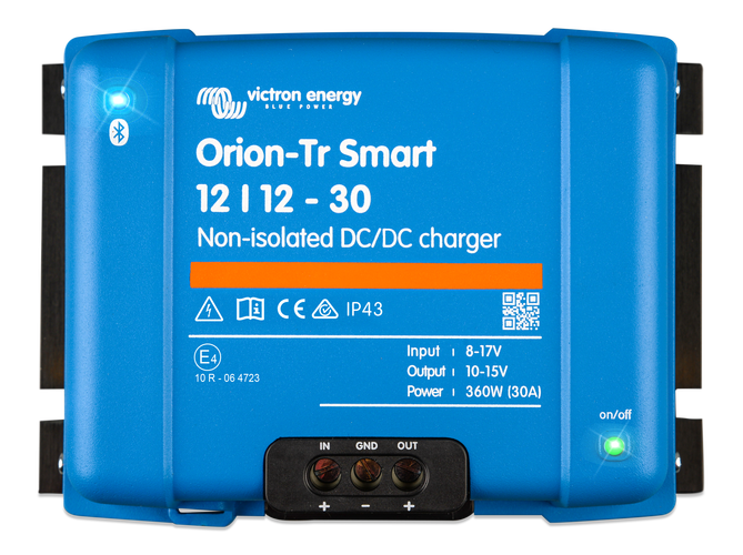 Victron Smart Orion TR Ladebooster - 12V / 12 30A unisolated