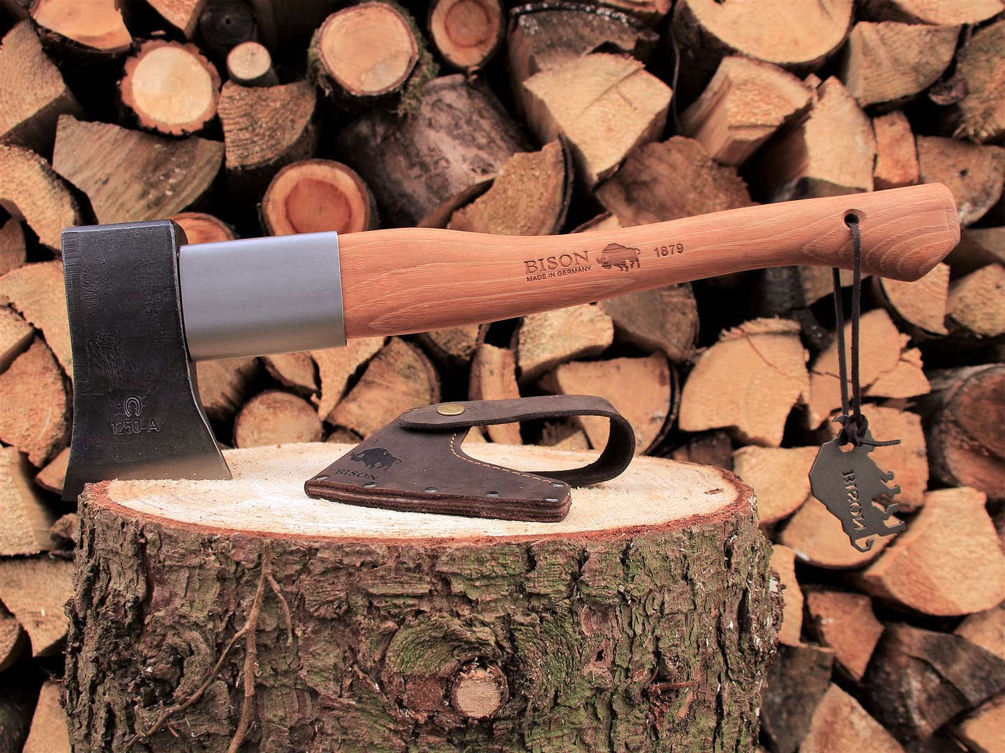 BISON 1879 - Spaltbeil 1250g mit Stielschutz