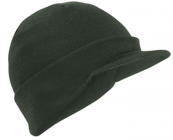 Elbeteam - Merino Wollmütze Schirmmütze Oliv Elbeteam - Merino Wollmütze Schirmmütze Oliv