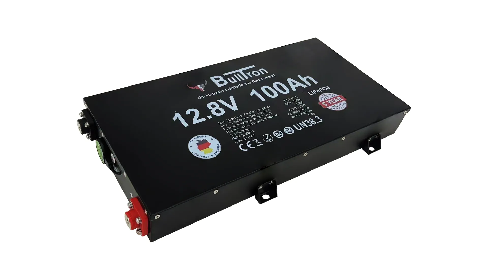 Bulltron 100Ah SLIM LiFePO4 Polar 12V Lithium Batterie BMS Bluetooth Bulltron 100Ah SLIM LiFePO4 Polar 12V Lithium Batterie BMS Bluetooth