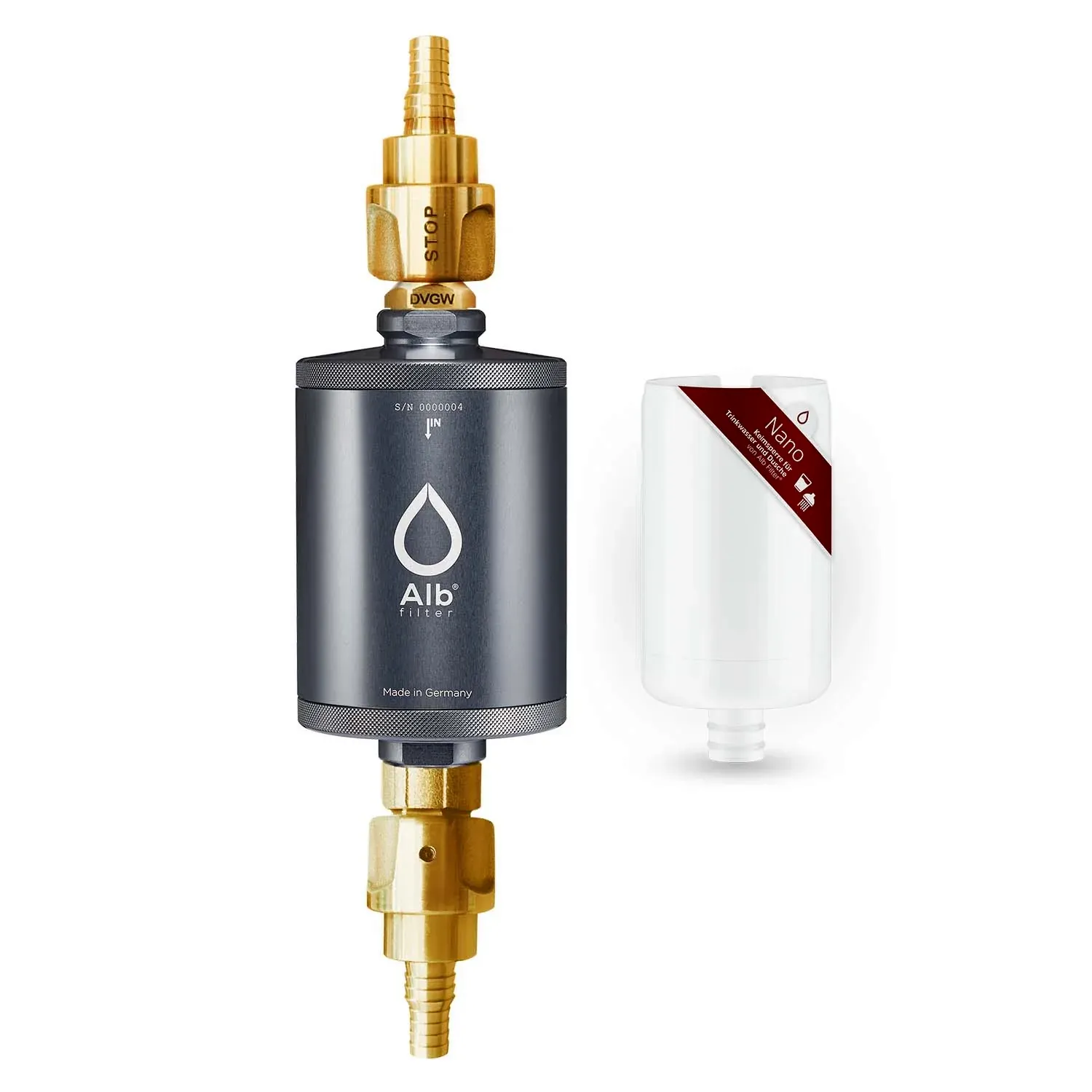 Alb Filter - Travel Nano Trinkwasserfilter Set Festeinbau