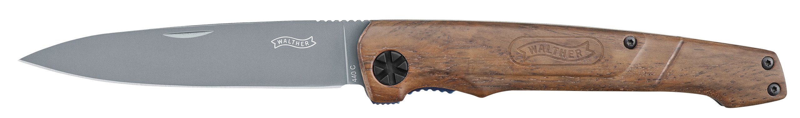 Walther BWK 1 Blue wood Messer Walther BWK 1 Blue wood Messer